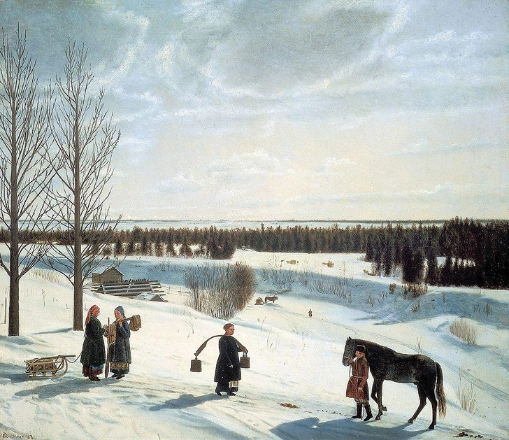 Никифор Крылов. «Русская зима». 1827 г. | Источник: wikipedia.org