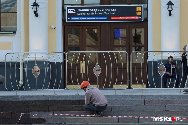 Ленинградский вокзал должны открыть 22 мая | Источник: Артем Устюжанин / MSK1.RU