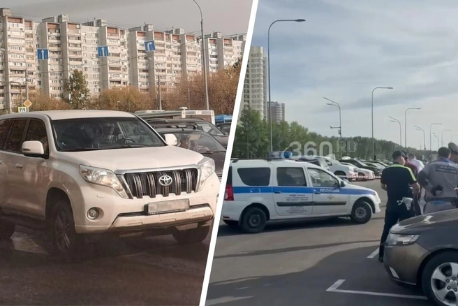 По предварительной информации, машина принадлежит высокопоставленному 54-летнему военнослужащему ВДВ | Источник: Mash, 360 ЧП / Telegram