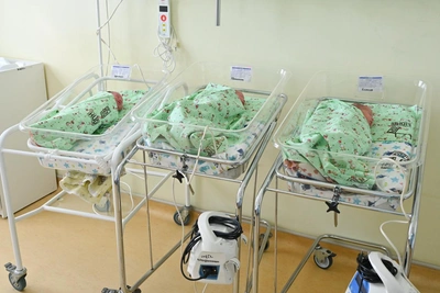 В Сочи выписали тройняшек семьи Ворошилиных