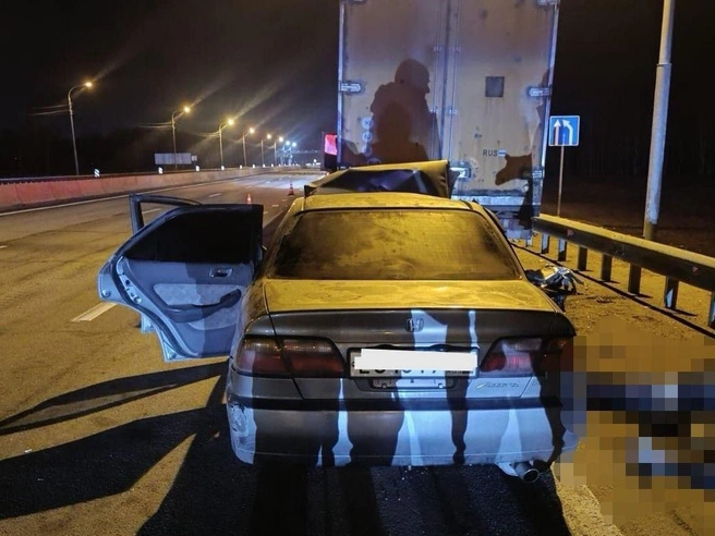 Авария произошла на дороге Северный обход | Источник: Госавтоинспекция Новосибирской области