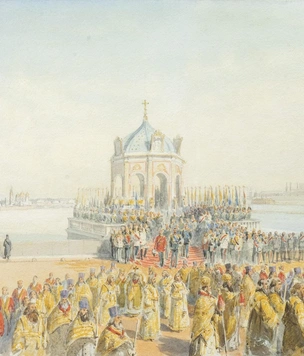 История в искусстве: в Москве исследовали редкую акварель Николя Шевалье