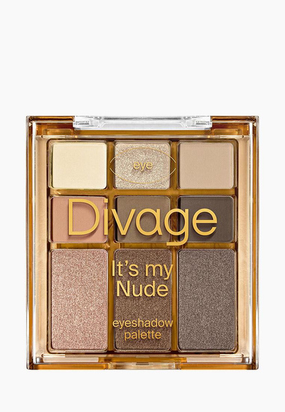 Палетка теней для век Divage Palettes It`s My Nude