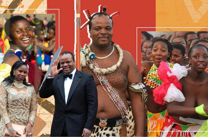 По стопам отца: как африканский король Мсвати каждый год отбирает себе молодых девушек в гарем