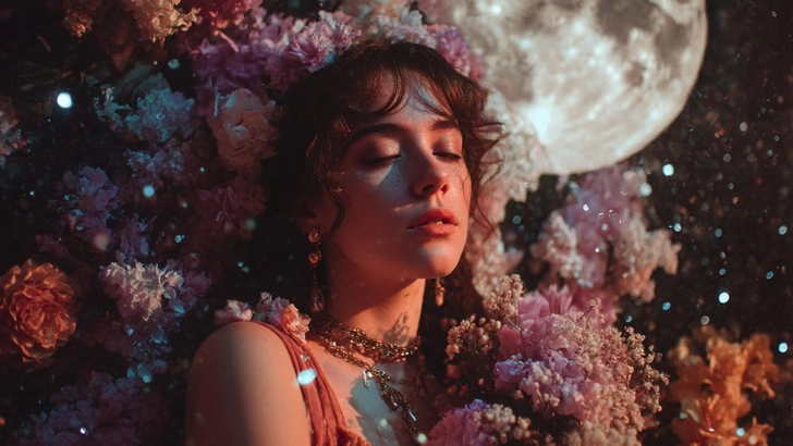 Суперлуние в Овне 7 октября | Источник: Midjourney