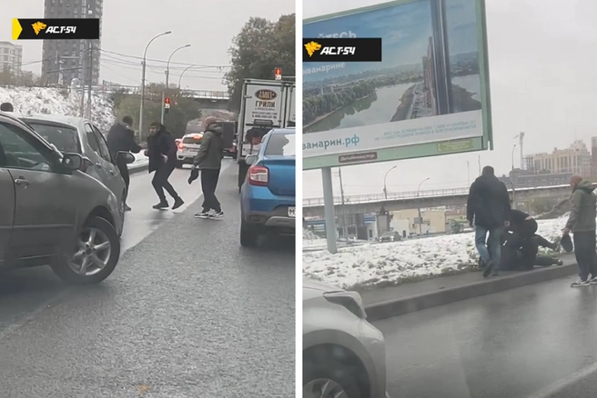 Драка произошла утром во вторник  | Источник: «ACT-54 Black» / Telegram