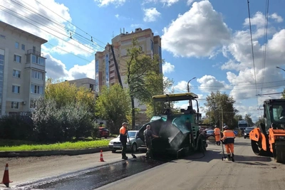 В Костроме продолжается ремонт дорог