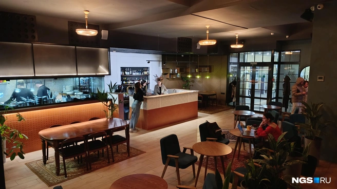 В «Кафедре» сделана попытка воспроизвести советский стиль | Источник: Стас Соколов/NGS.RU