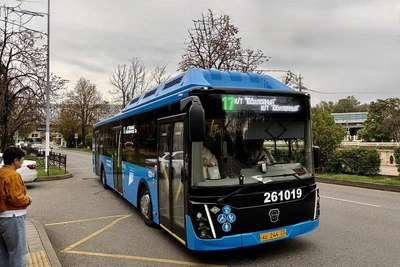 В Сочи на маршрут №17 вышли 8 новых автобусов