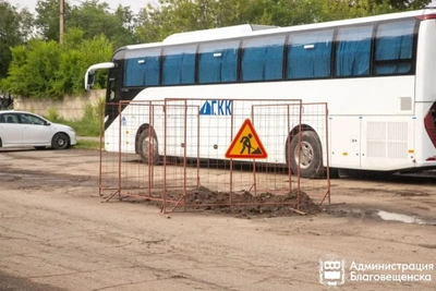 Реконструкция коллектора в районе КПП Благовещенска до июня 2027