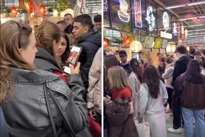 «Продам место в очереди»: тюменцы стоят за бесплатной шаурмой