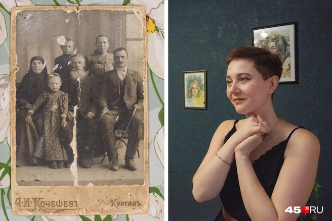 Карина любит фотографии и открытки с надписями на обороте | Источник: Надежда Тихомирова / 45.RU