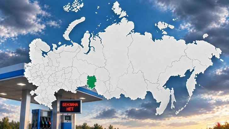 Бензин пропал по всей России, кроме единственного региона. Кто и почему выстоял во время топливного кризиса | Источник: mapus.ai; Vokrugsveta.ru