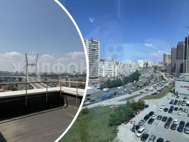 С фотографий видно, что из окон открывается вид на строящийся четвёртый мост | Источник: «Жилфонд»/N1