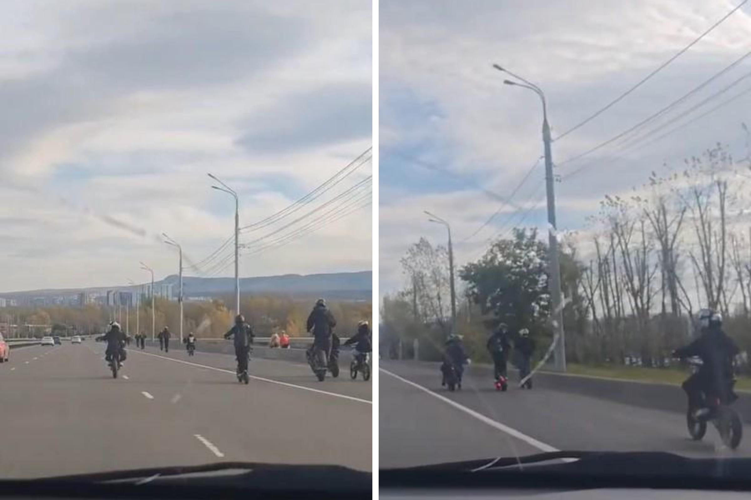 «Начал резко оттормаживаться, провоцируя ДТП»: подростки устроили опасный «флешмоб» на Октябрьском…