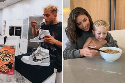 Звёзды едят хлопья в Национальный день хлопьев — смотрите фото!