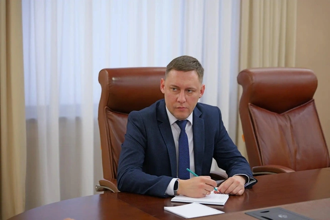 Новый министр образования Саратовской области Александр Блатман | Источник: Пул 64 Z / Telegram