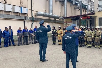 Во Владикавказе пожарные провели учения в многоэтажке