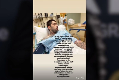 Зейн Малик попал в больницу с неизвестным заболеванием