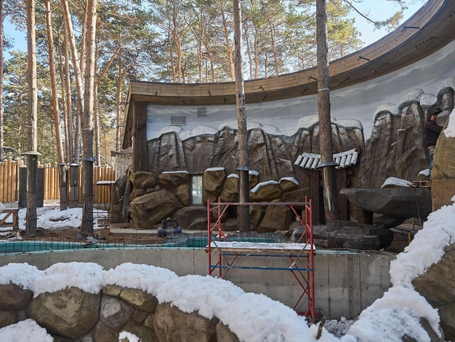 Строительство комплекса продолжается | Источник: Фото: Александр Ощепков / NGS.RU