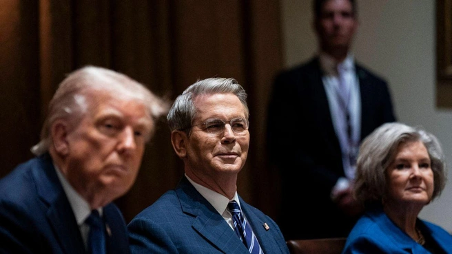 Трамп не раз хвалил «центральный кастинг» своего министра финансов Скотта Бессента. | Источник: MEGA