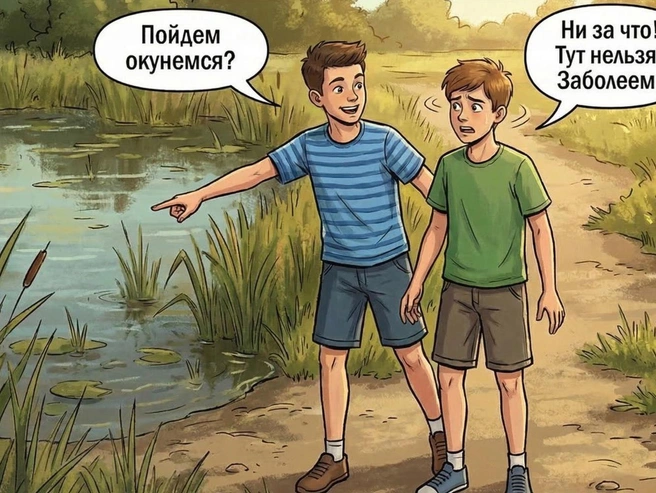 В летний период необследованные водоёмы могут стать источником опасного заболевания. | Источник: Серафима Пантыкина