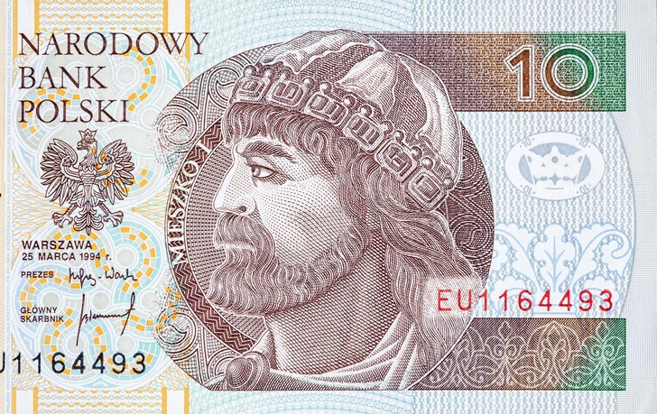 Портрет Мешко I на польской банкноте достоинством 10 злотых | Источник: Ingram Publishing via Legion Media
