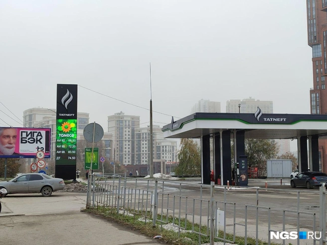 На некоторых сетевых заправках цены одинаковы, на других — могут отличаться | Источник: Мария Тищенко / NGS.RU