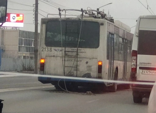 На Московском шоссе произошел обрыв контактной сети | ya62.ru
