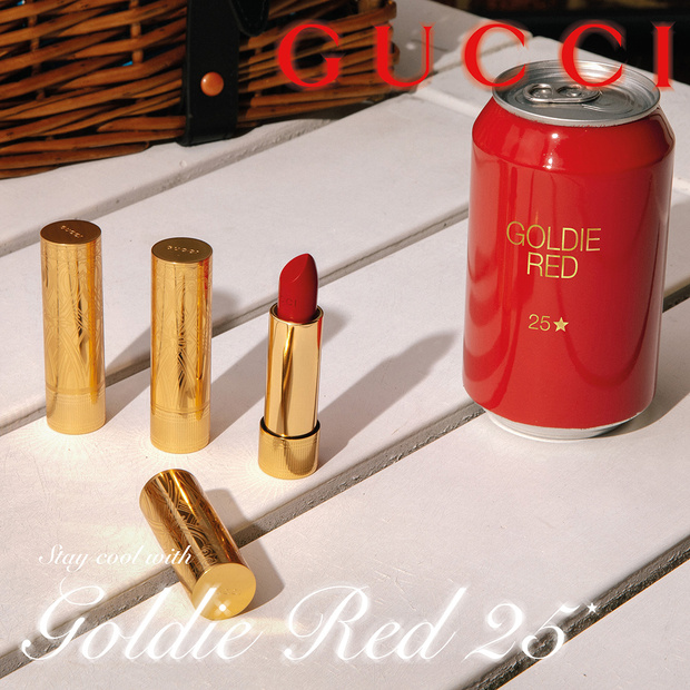 Фото №1 - Счастливчик 25: новые помады Gucci в самом любимом цвете Алессандро Микеле