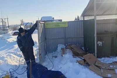 В Тамбове ремонтируют контейнерные площадки