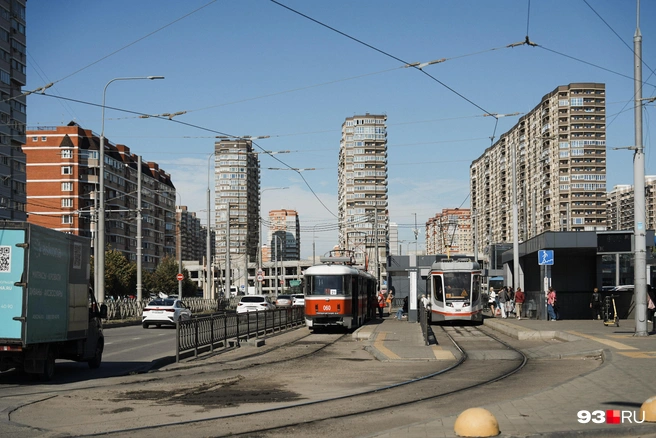 Новая трамвайная ветка, которую люди буквально выбивали из властей | Источник: Дарья Паращенко / 93.RU