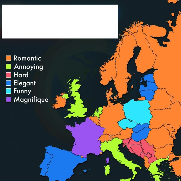 Простейший тест на сообразительность: о чем эта карта Европы? | Источник: Geo All Day