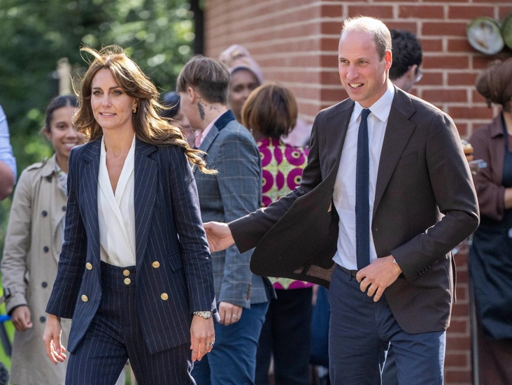 Кейт Миддлтон и принц Уильям в Кардиффе, 3 октября 2023 год
