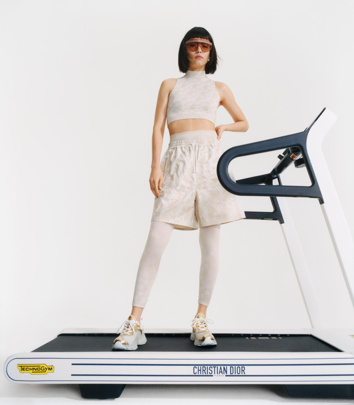 Dior и Technogym выпустили коллекцию спортивного оборудования