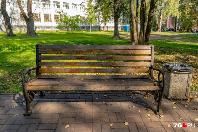 Благоустройство в парке давно требует внимания | Источник: Кирилл Поверинов / 76.RU