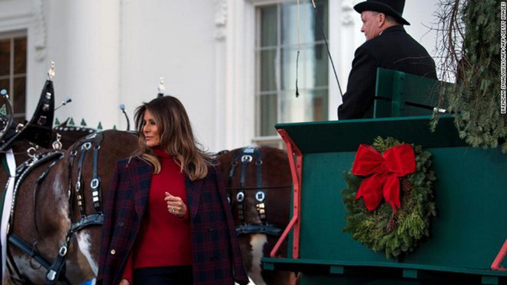 Мелания Трамп украсила Белый Дом к Рождеству фото [12]
