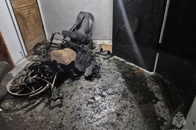 Аккумулятор велосипеда вызвал смертельный пожар в Чите