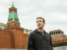 Марк Цукерберг сходил на Красную площадь и в «Макдональдс»