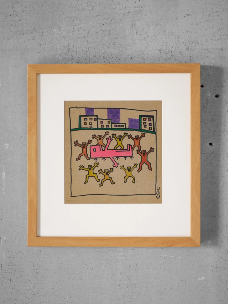 Виктор Цой. «Celebration», 1980-е годы.  | Источник: пресс-служба аукциона