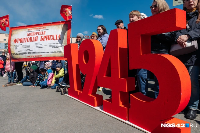 Празднование 80-летия Дня Победы в Кузбассе: новые акции, фильм о героях ВОВ и медали  | Источник: Максим Серков / NGS42.RU