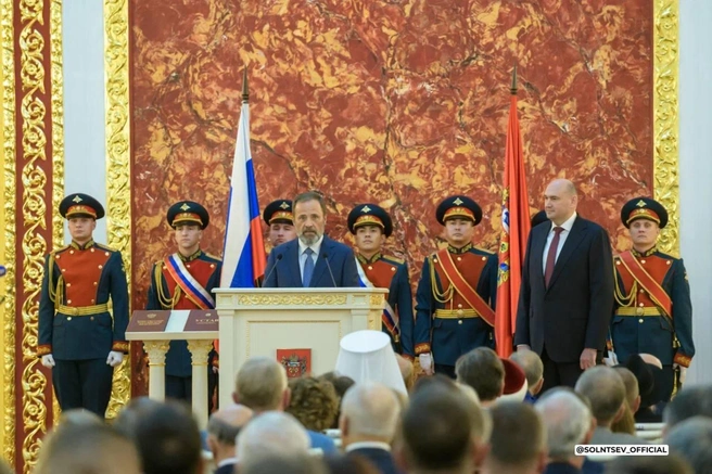 Полномочный представитель президента РФ в ПФО Игорь Комаров | Источник: Евгений Солнцев / T.me 