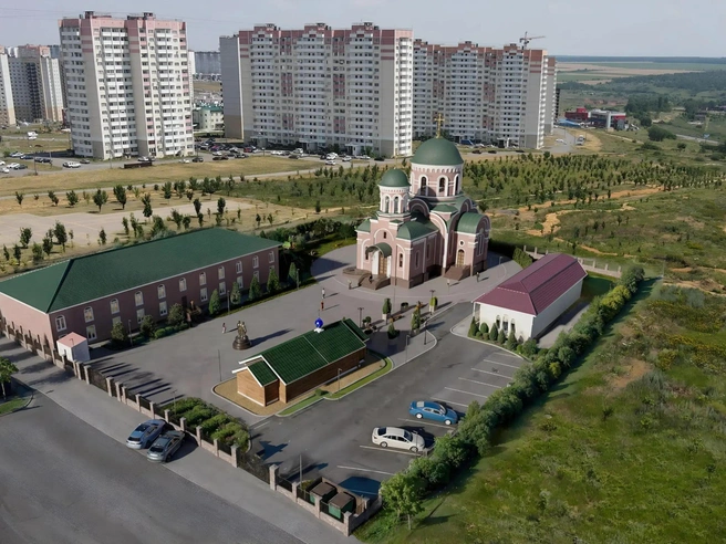 Внешний вид всего храмового комплекса представлен на эскизах | Источник: борисиглеб.рф