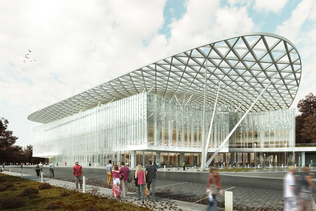 Московский концертный зал «Зарядье» по проекту ТПО "Резерв": главная премьера осени! (фото 0) | Источник: Визуализация ТПО "Резерв"