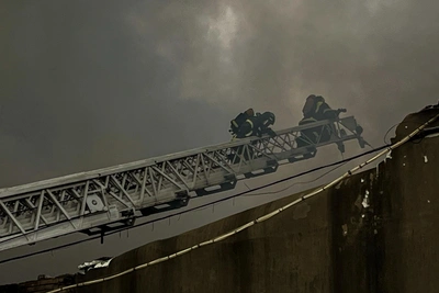 БПЛА атаковали Буденновск: пожар в промышленной зоне