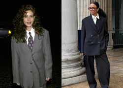 Брючный костюм снова в моде — и теперь он про ауру и власть, а не офис