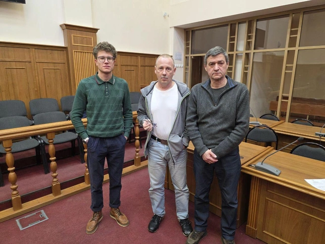 Адвокаты Лев Чукреев и Сергей Колосовский представляли интересы Сергея Федерягина в суде. | Источник: Сергей Колосовский