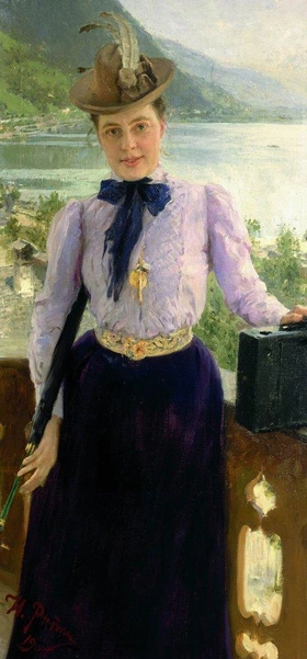 Илья Репин. Портрет Натальи Нордман. 1900 | Источник: Wikimedia Commons