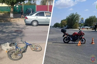 Девять байкеров пострадали в ДТП за сутки в Волгоградской области