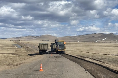 В Бурятии начали ремонт ключевой трассы на Читу